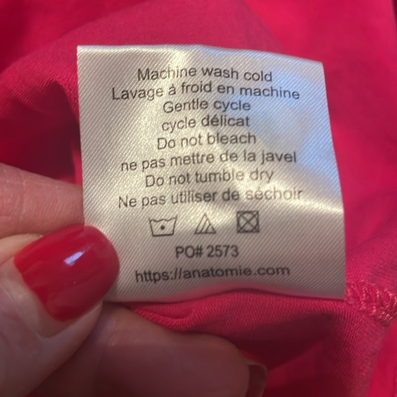 Anatomie long sleeve fuschia top - Picture 8 of 8